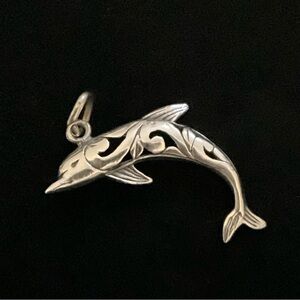 Sterling Silver Dolphin Pendant